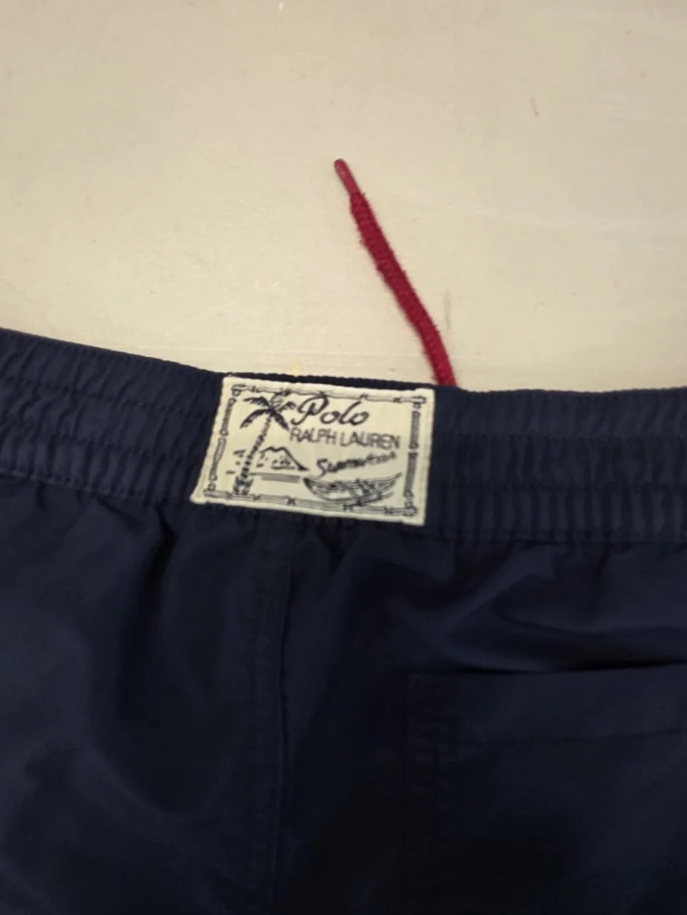 Polo Ralph Lauren Boys Swim Shorts BIG Pony Logo Boys size M 10/12 Navy